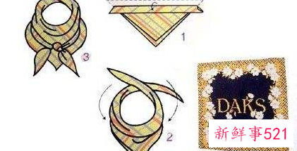 小丝巾的系法相关