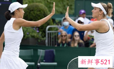 张帅晋级温网女双八强刷新个人新纪录