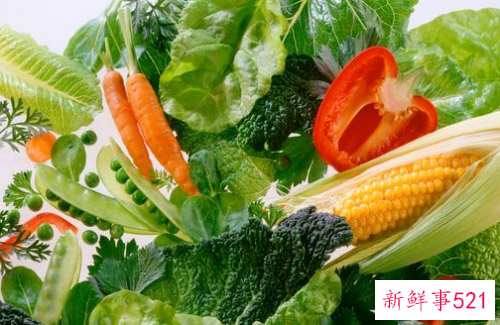 蔬菜类食物的营养特点