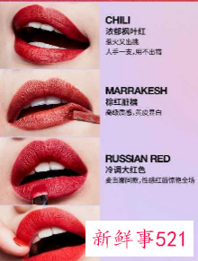 皮肤黄用什么颜色口红