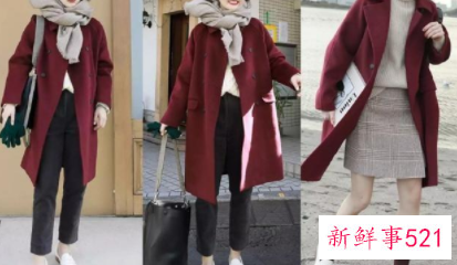 酒红色外套最佳颜色搭配