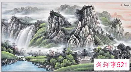 正对大门挂什么画旺财