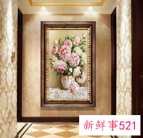 正对大门挂什么画旺财