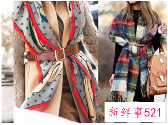 围巾的各种围法有什么