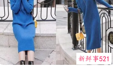 蓝色纱裙搭配什么好看