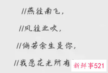 描写带有余生的情话句子