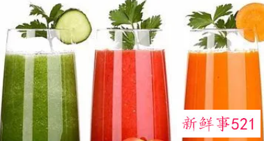 超好喝自制果汁搭配表