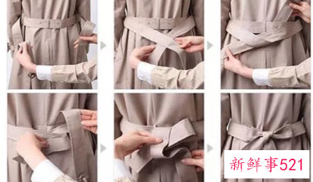 腰带怎么系蝴蝶结