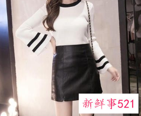 小皮裙怎么搭配上衣外套