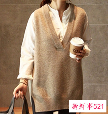 毛衣背心里面应该怎么穿搭