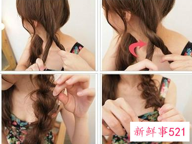 胖脸怎么扎辫子好看图片