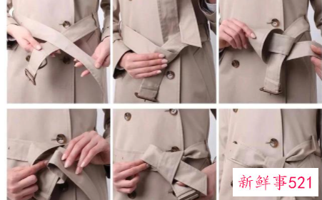 腰带怎么系蝴蝶结