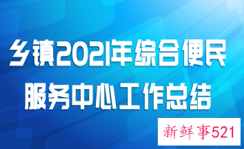 乡镇便民服务中心工作总结
