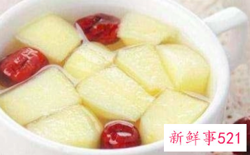 一女子长期吃煮苹果