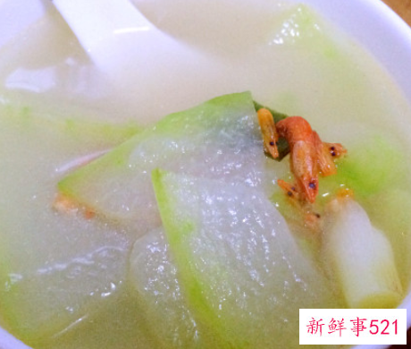 海米冬瓜汤的功效有什么