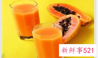 长期喝木瓜汁有什么功效