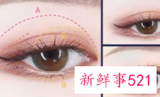 简单的眼影画法