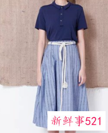 女士polo衫怎么搭配好看