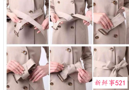 腰带怎么系蝴蝶结