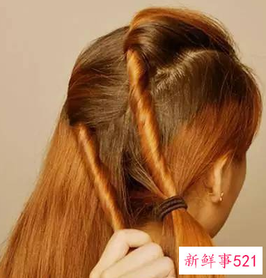 胖脸怎么扎辫子好看图片