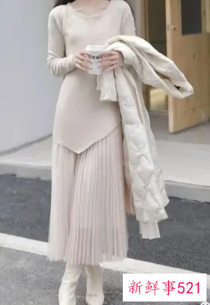 穿裙子配什么外套好看冬季