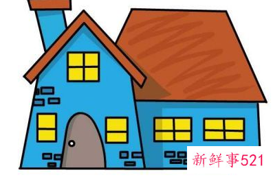 画画图片简单漂亮房子