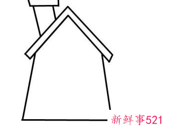 画画图片简单漂亮房子