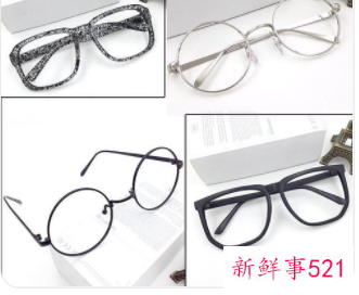 女生戴什么眼镜好看