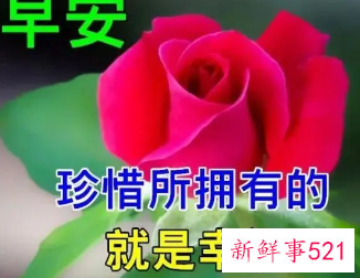 最深情的早安问候语