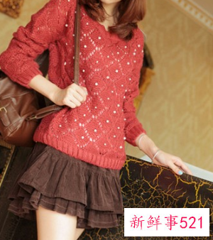 小个子穿蛋糕裙示范