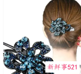 发夹后脑勺盘发