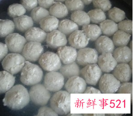 肉丸子配料及制作方法