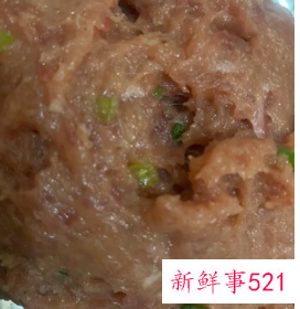 肉丸子配料及制作方法