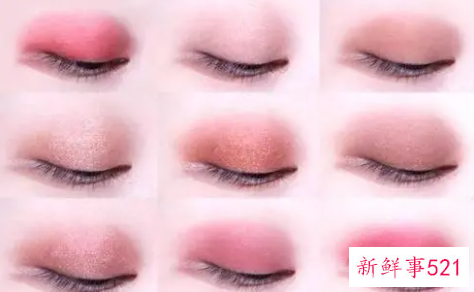 粉色系桃花妆怎么画