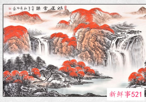 电视背景墙挂什么画寓意好