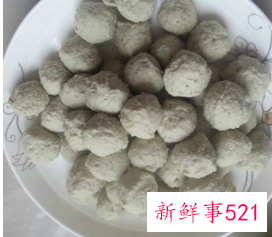 肉丸子配料及制作方法