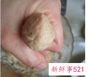 肉丸子配料及制作方法