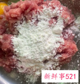 肉丸子配料及制作方法
