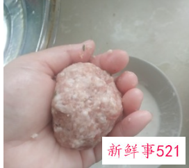 肉丸子配料及制作方法