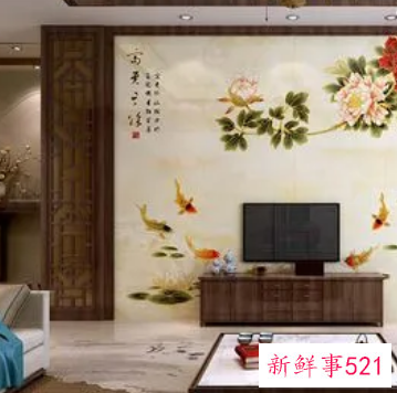 电视背景墙挂什么画寓意好