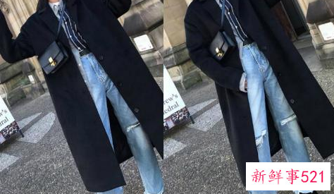 黑色呢大衣怎么搭配