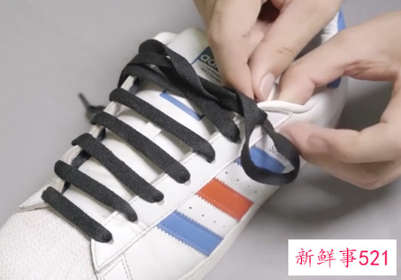 免绑鞋带系法运动鞋