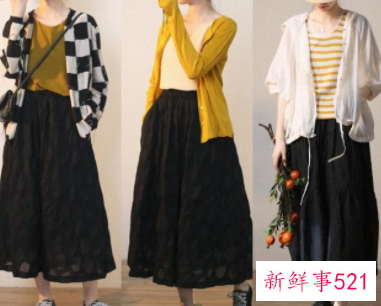 50岁女人半身裙的搭配