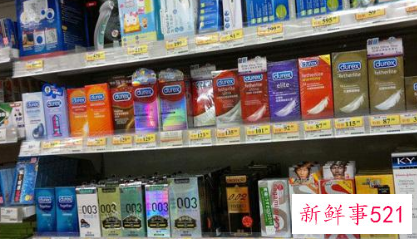 超市收银台为什么要放套套