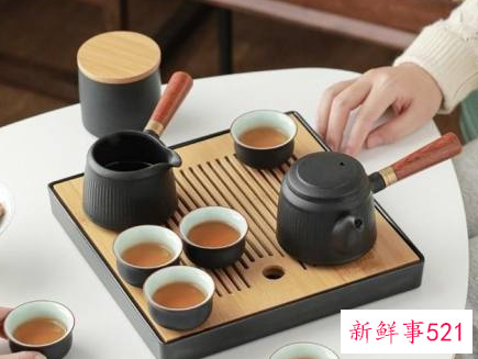 茶桌茶具正确摆放图片