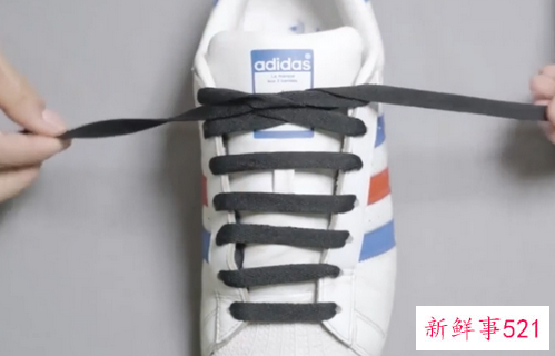 免绑鞋带系法运动鞋