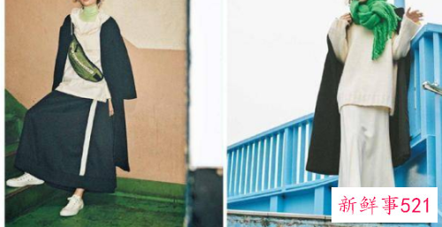 黑色呢大衣怎么搭配