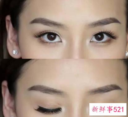 假睫毛怎么贴好看