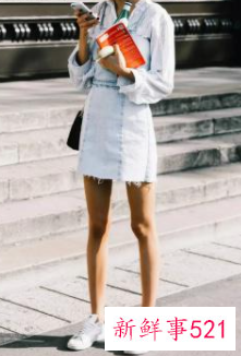 衬衫配裙子穿搭