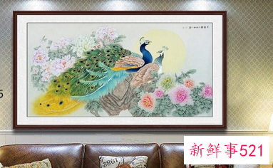 两只孔雀的画是什么意思